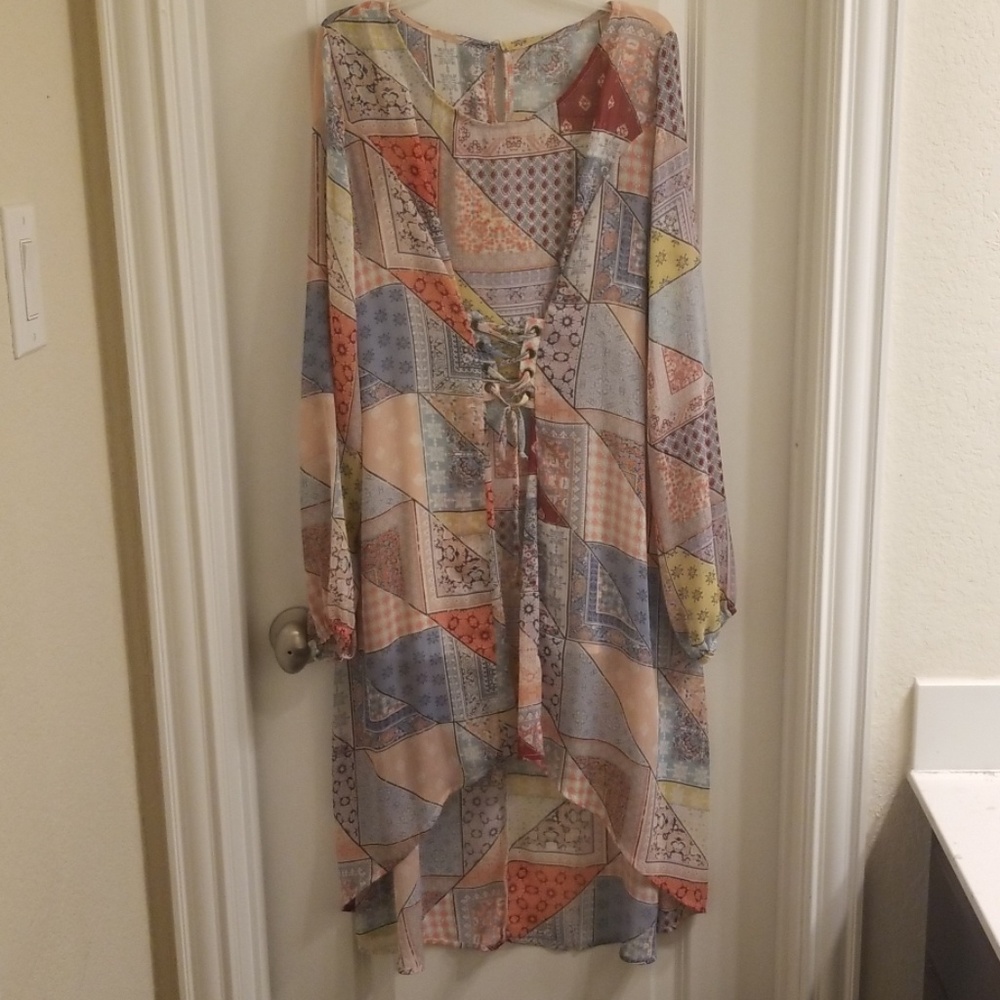 Hi lo dress with slip